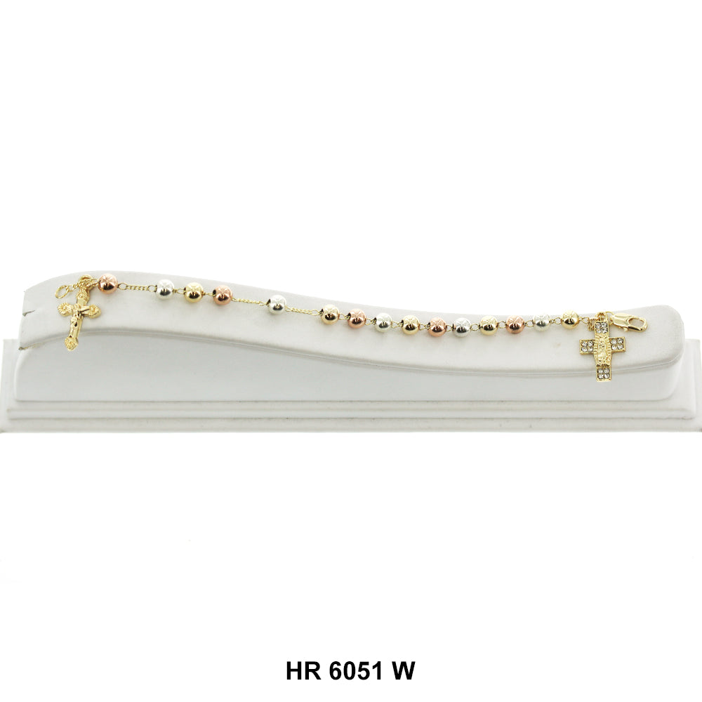 6 MM Hand Rosary Guadalupe HR 6051 W