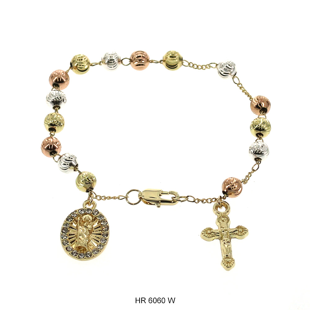 6 MM Hand Rosary San Judas HR 6060 W