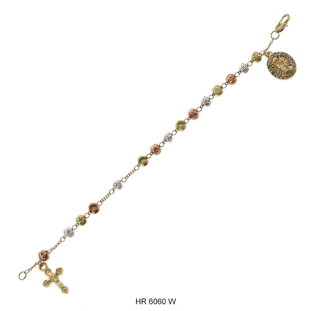 6 MM Hand Rosary San Judas HR 6060 W