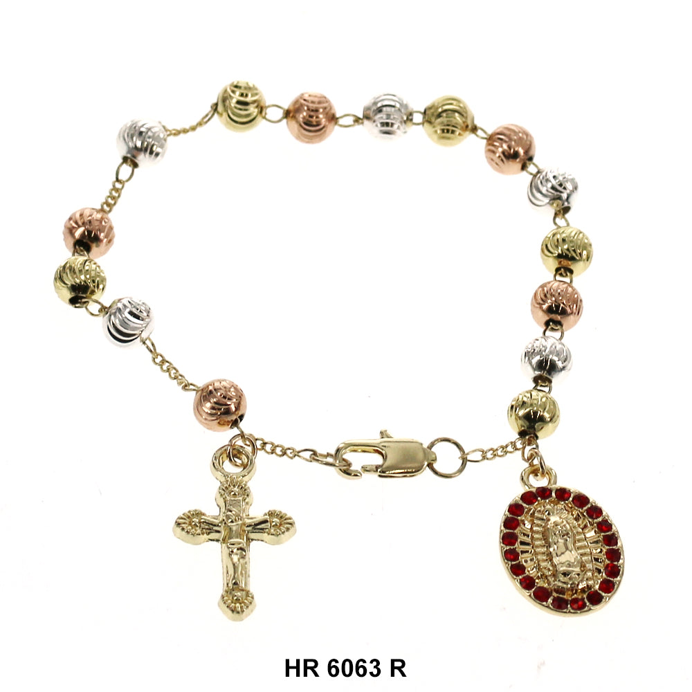 6 MM Hand Rosary Guadalupe HR 6063 R