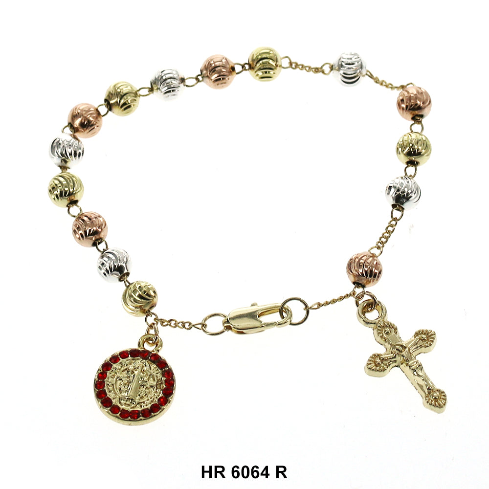 6 MM Hand Rosary San Benito HR 6064 R