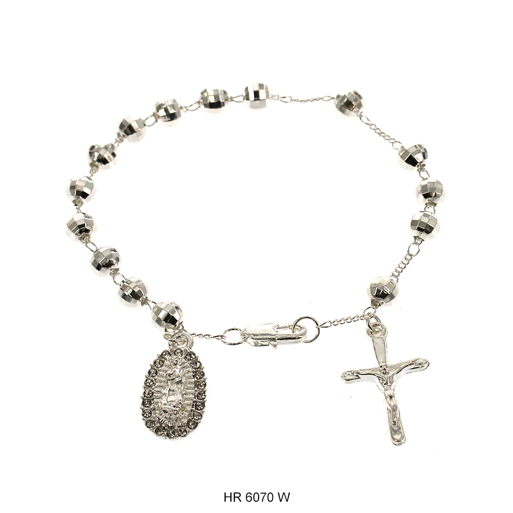 6 MM Hand Rosary Guadalupe HR 6070 W