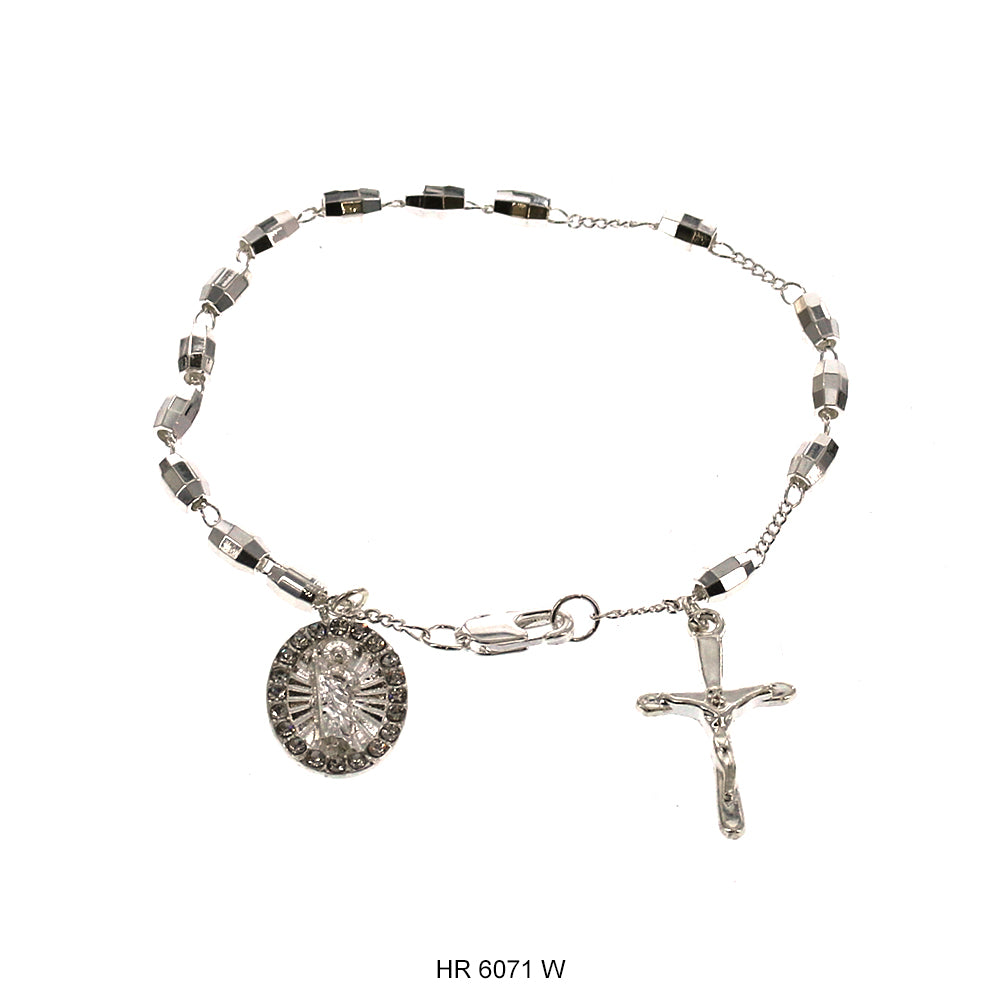 6 MM Hand Rosary San Judas HR 6071 W