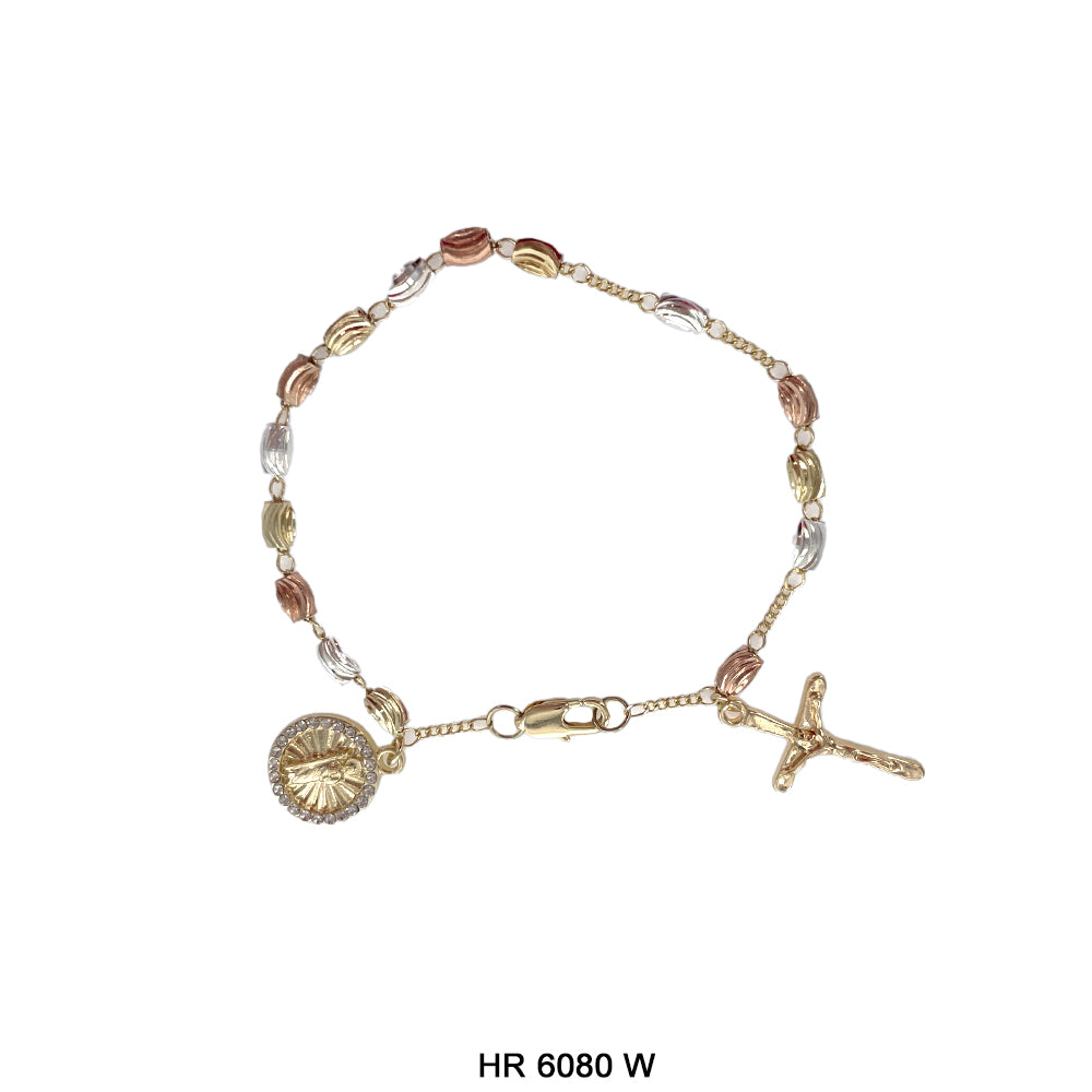 6 MM Hand Rosary San Judas HR 6080 W