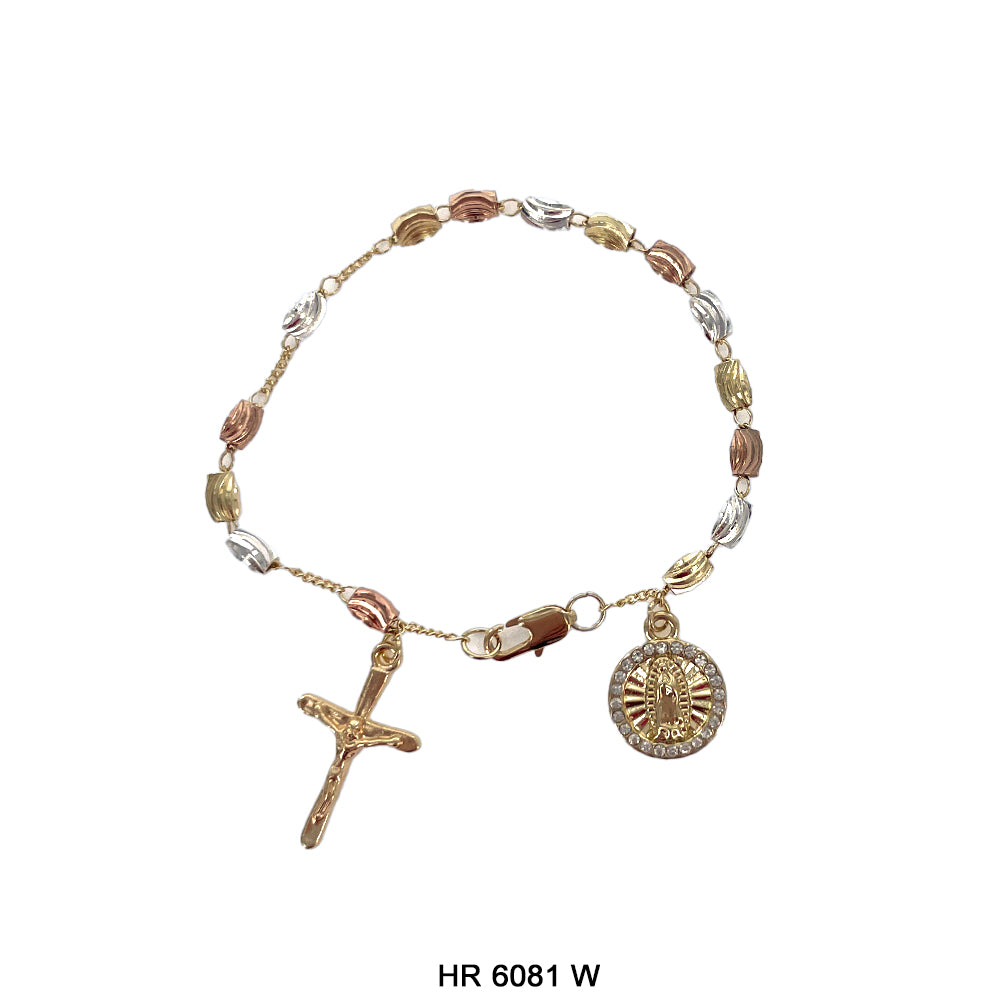 6 MM Hand Rosary Guadalupe HR 6081 W