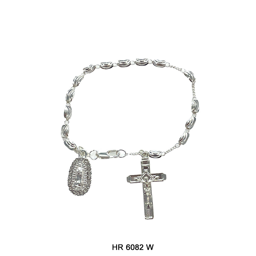 6 MM Hand Rosary Guadalupe HR 6082 W