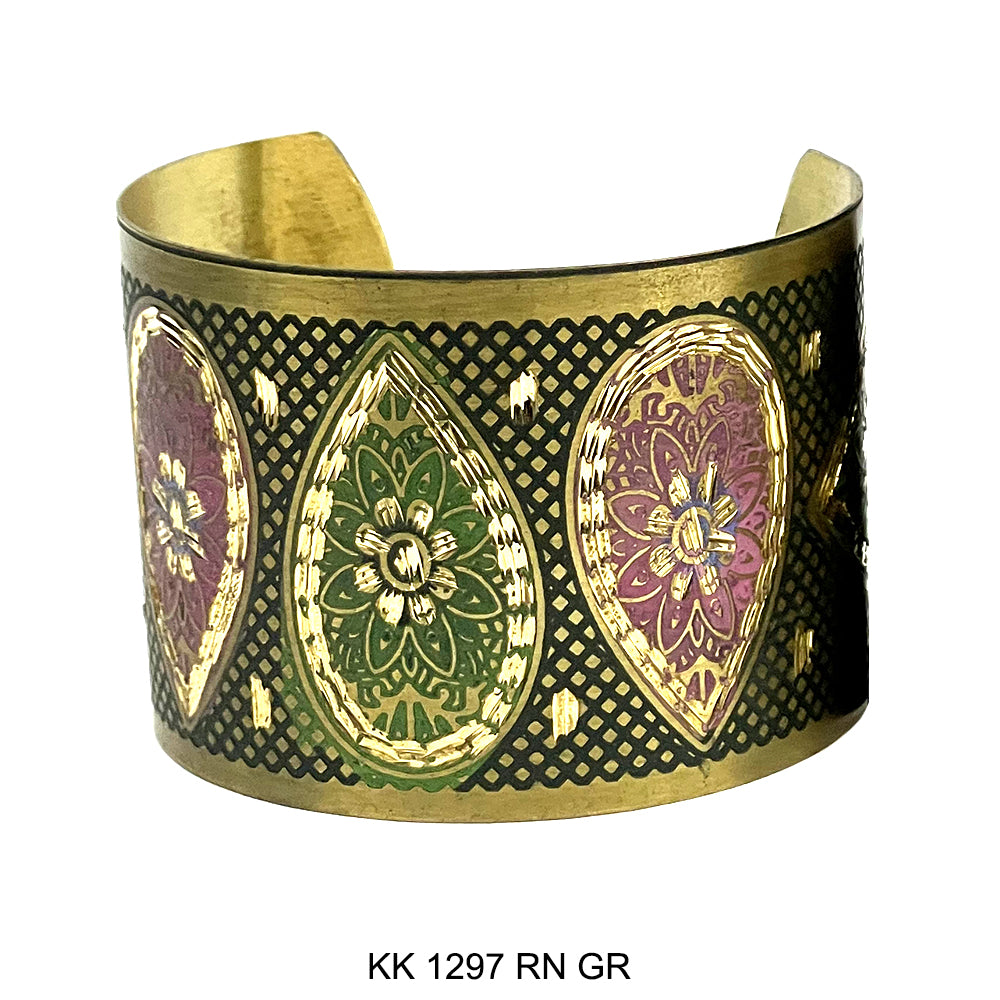 Cuff Bangle Bracelet KK 1297 RN GR