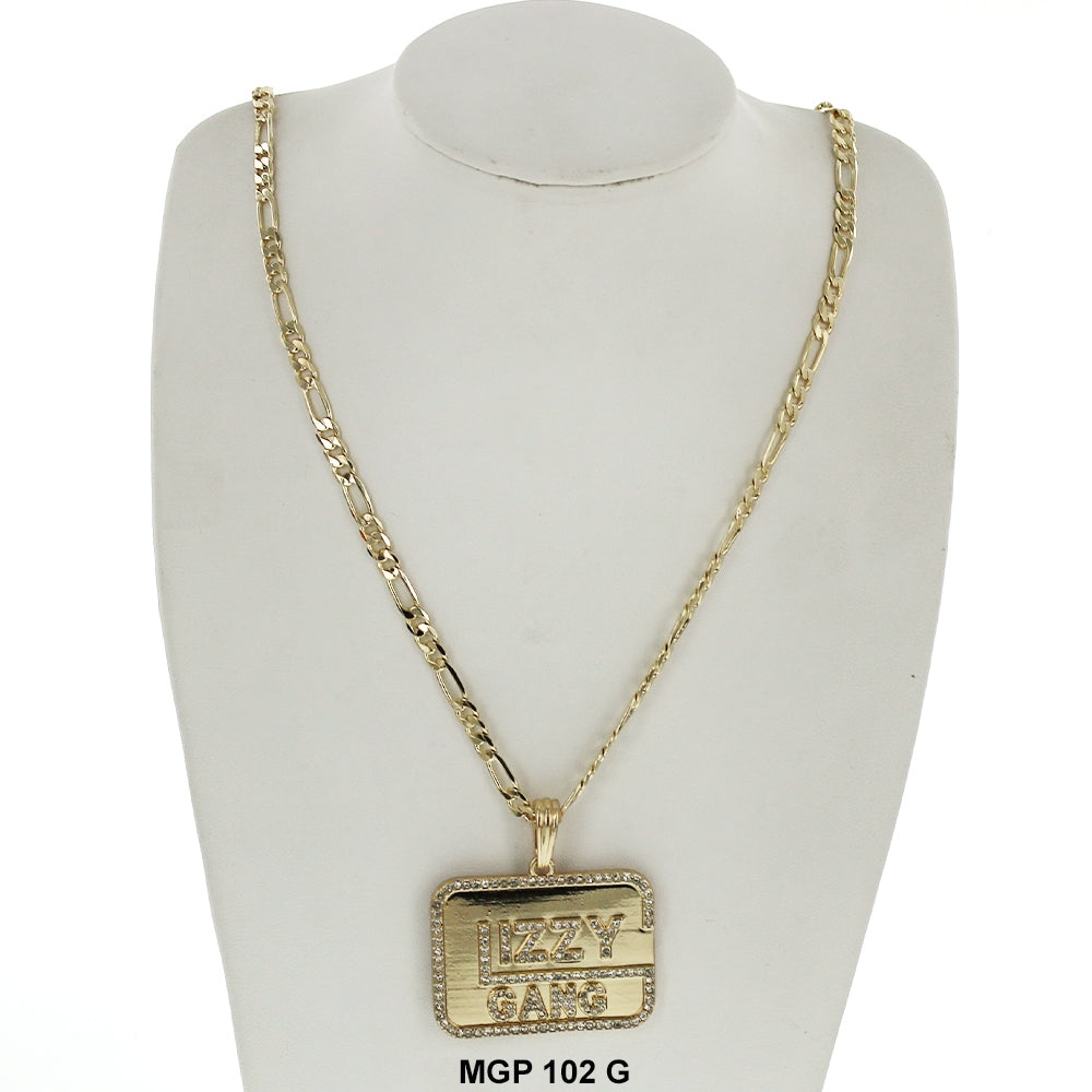 Hip Hop Necklace MGP 102 G