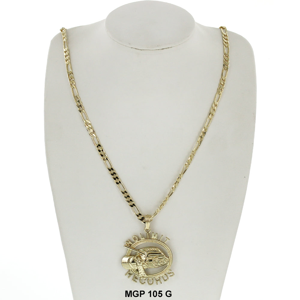 Hip Hop Necklace MGP 105 G