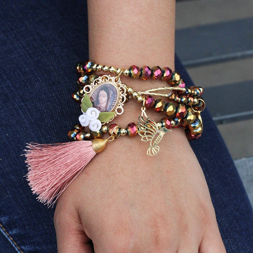 Conjunto 5 Pulseras Guadalupe MS 258