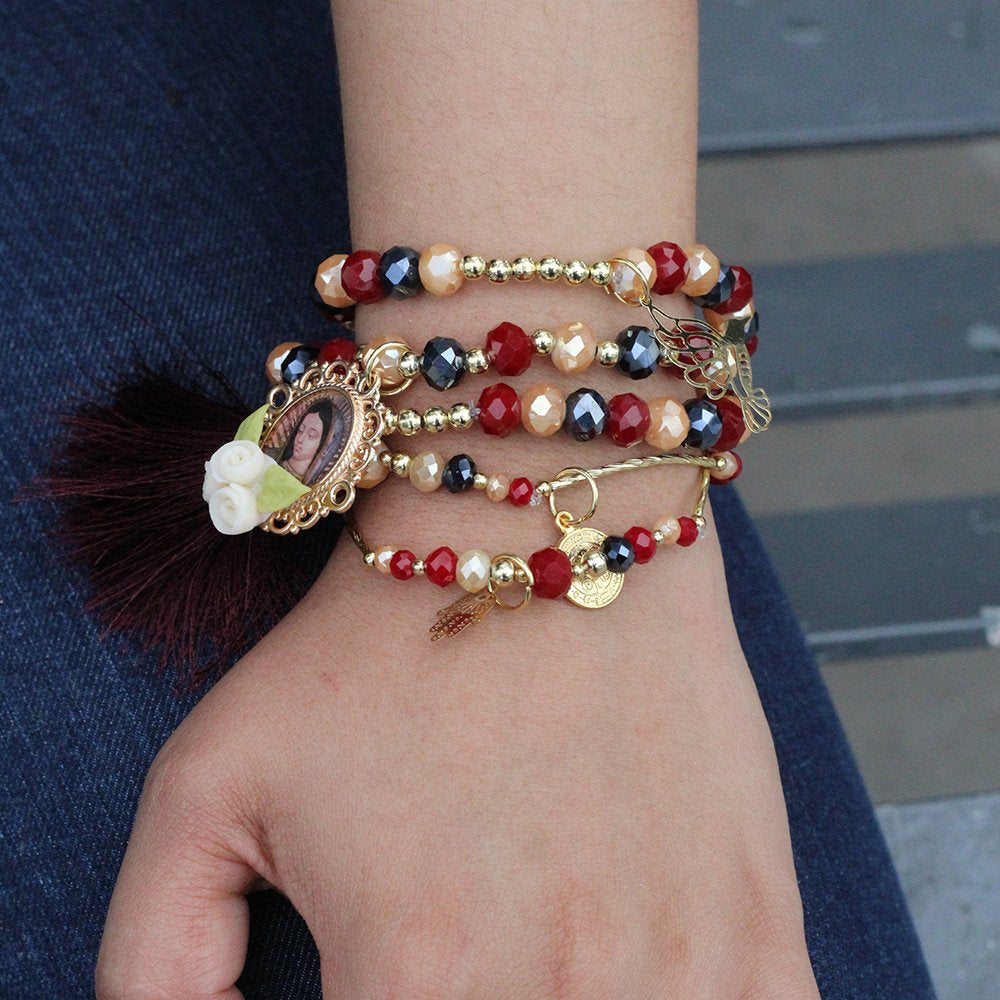 Conjunto 5 Pulseras Guadalupe MS 265