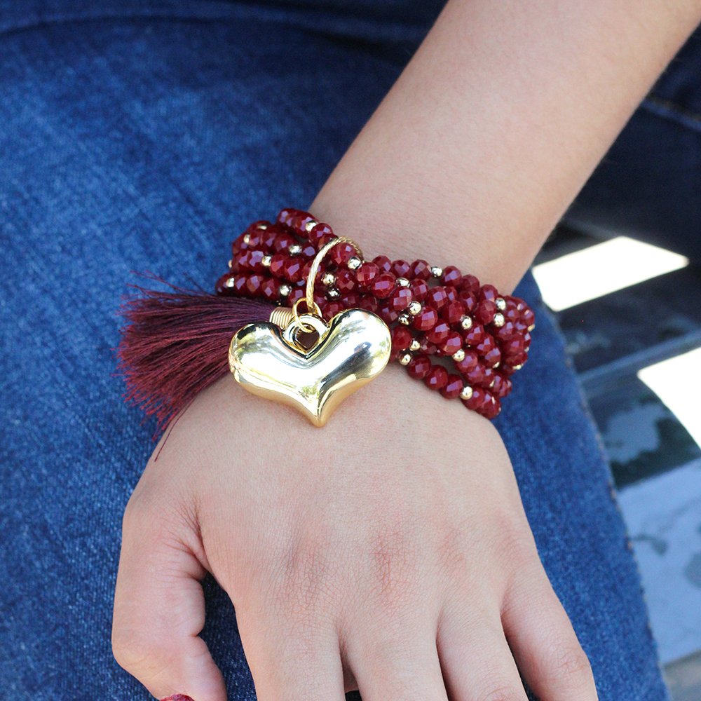 Heart Charm Beads Seminario MS 404