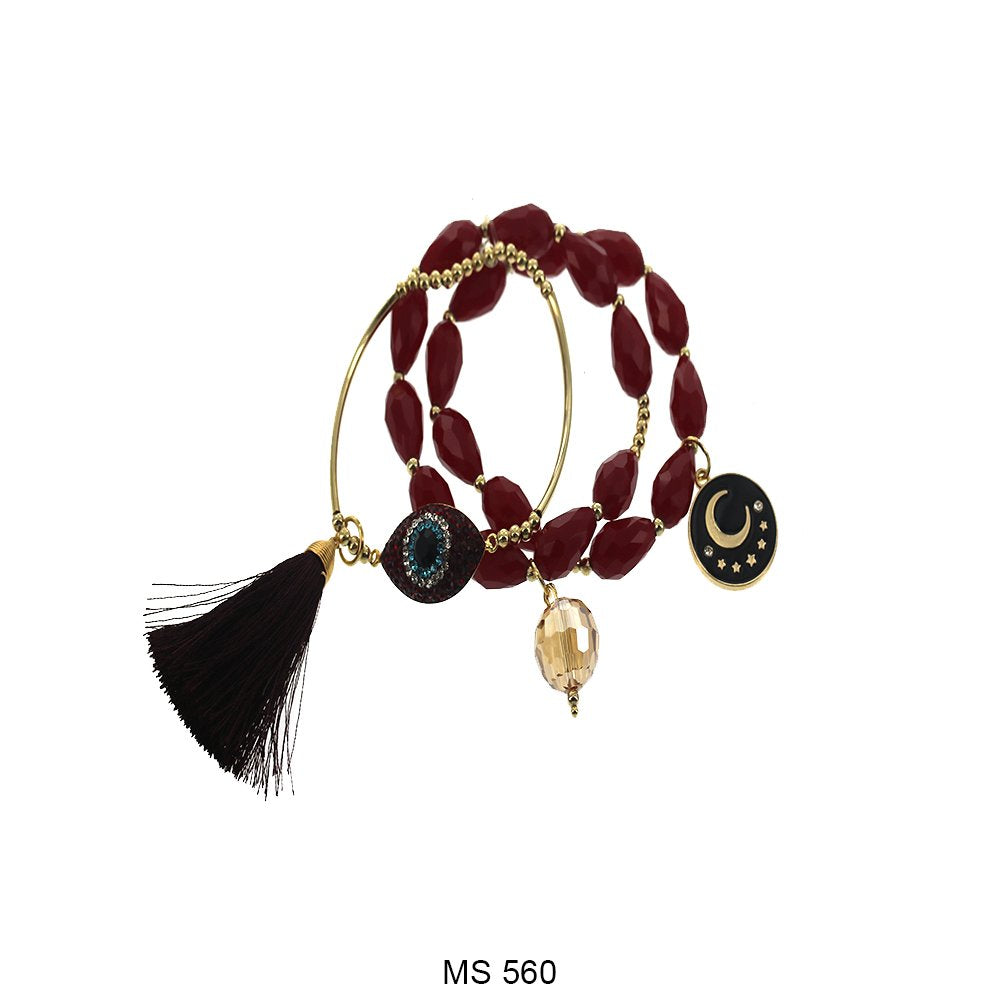 Evil Eye Fin De Semana Beads Pulseras MS 560