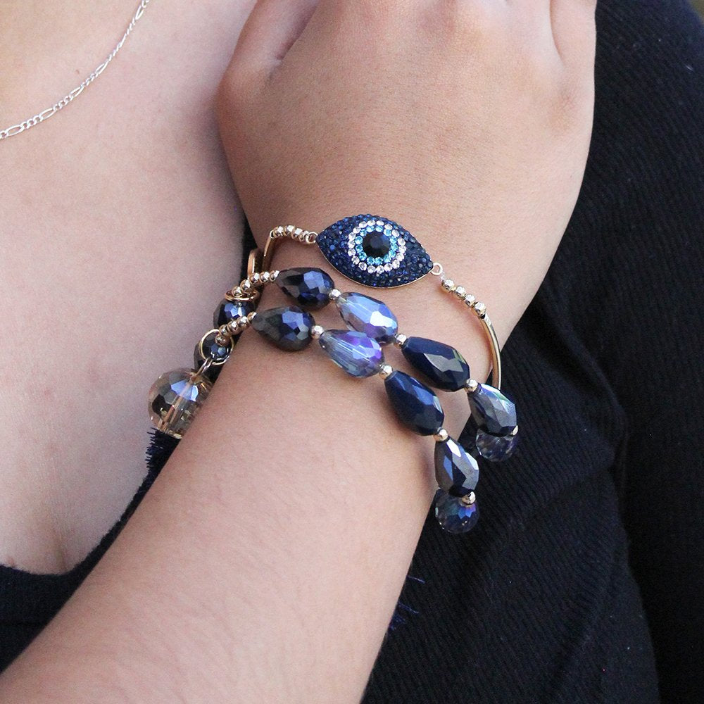 Evil Eye Fin De Semana Beads Bracelets MS 561