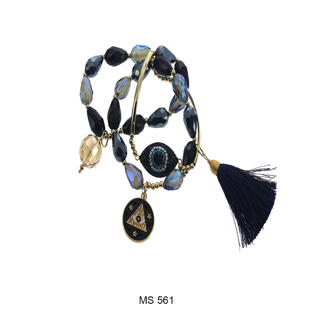 Evil Eye Fin De Semana Beads Bracelets MS 561