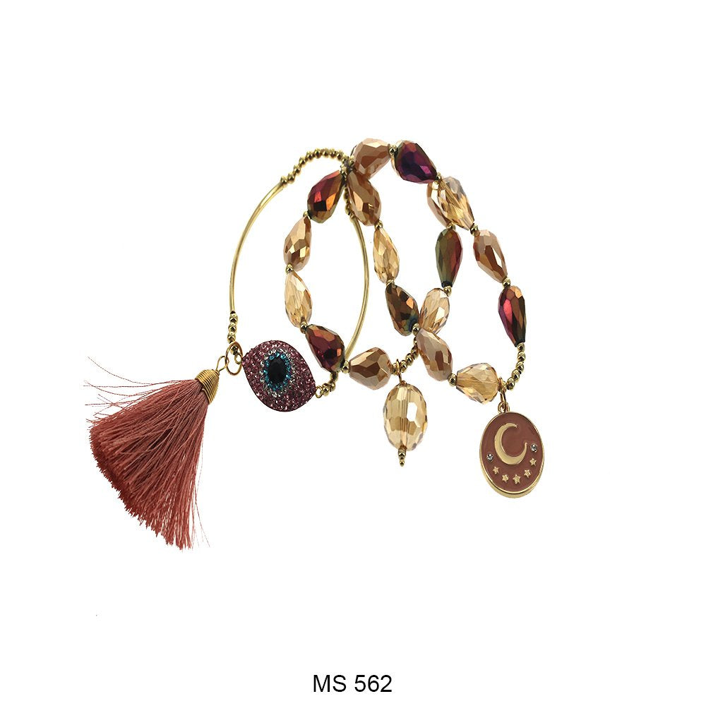 Evil Eye Fin De Semana Beads Bracelets MS 562