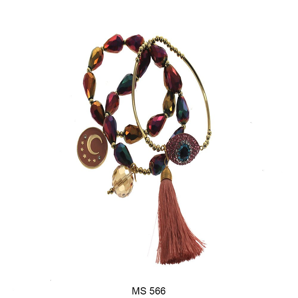 Evil Eye Fin De Semana Beads Pulseras MS 566