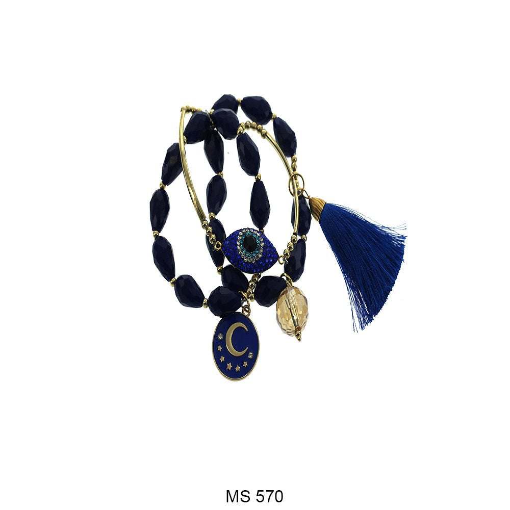 Evil Eye Fin De Semana Beads Pulseras MS 570