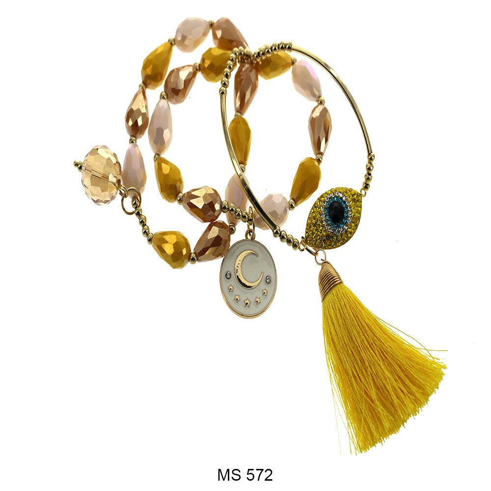 Evil Eye Fin De Semana Beads Bracelets MS 572