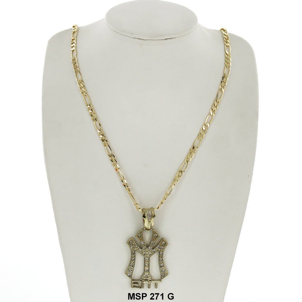 Hip Hop Necklace MSP 271 G