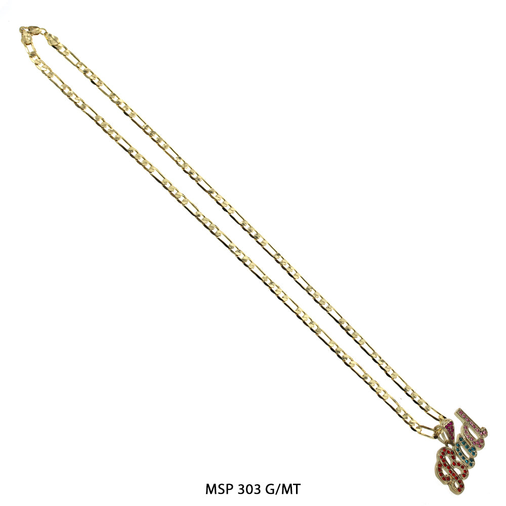 Hip Hop Necklace MSP 303 G/MT