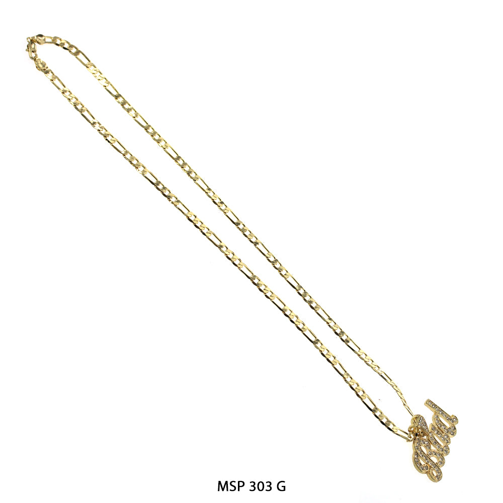 Hip Hop Necklace MSP 303 G