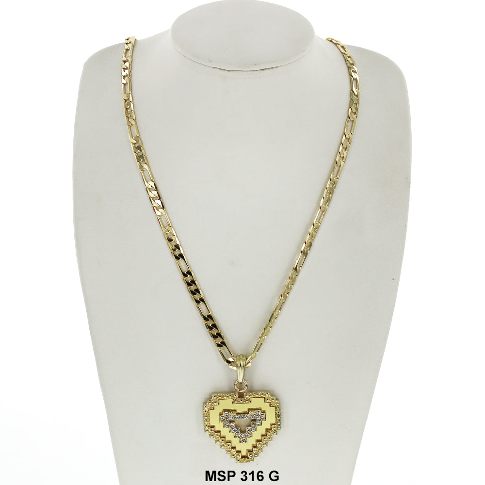 Hip Hop Necklace MSP 316 G