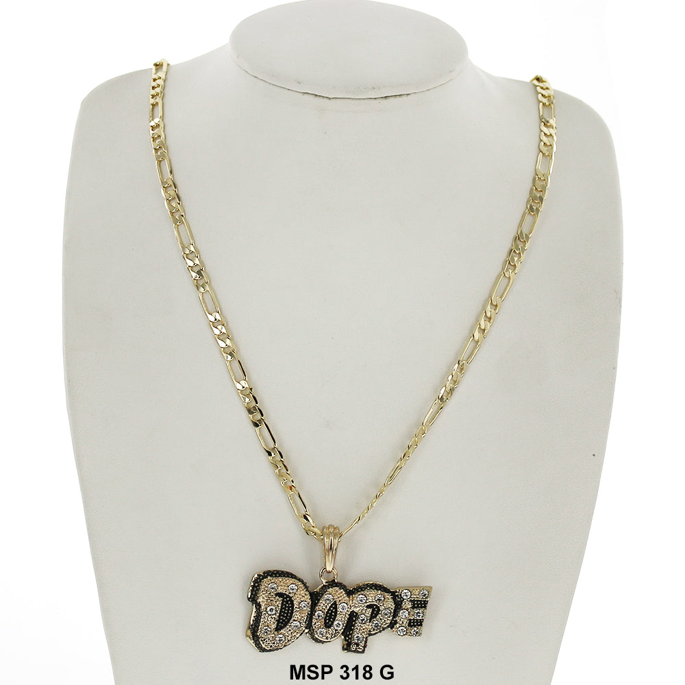 Hip Hop Necklace MSP 318 G