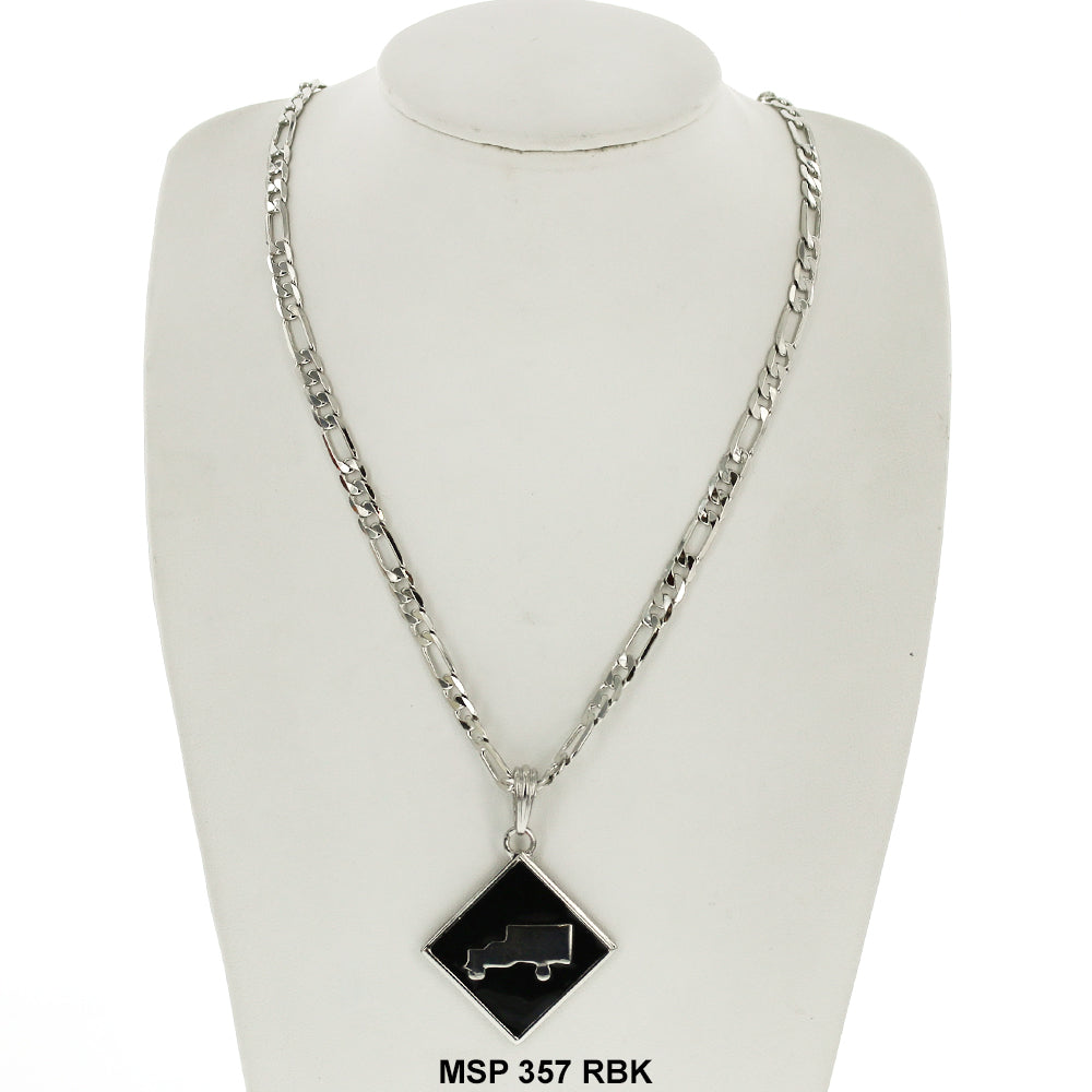 Hip Hop Necklace MSP 357 R/BK