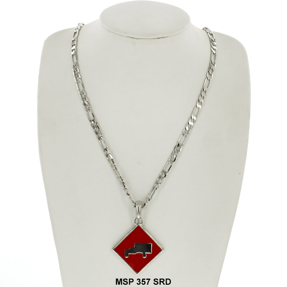 Hip Hop Necklace MSP 357 S/RD