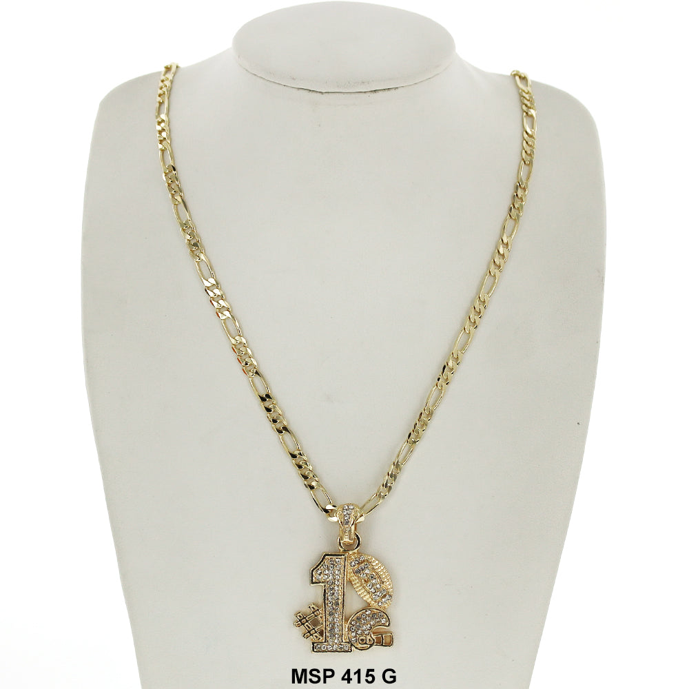 Hip Hop Necklace MSP 415 G