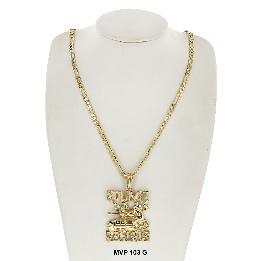 Hip Hop Necklace MVP 103 G