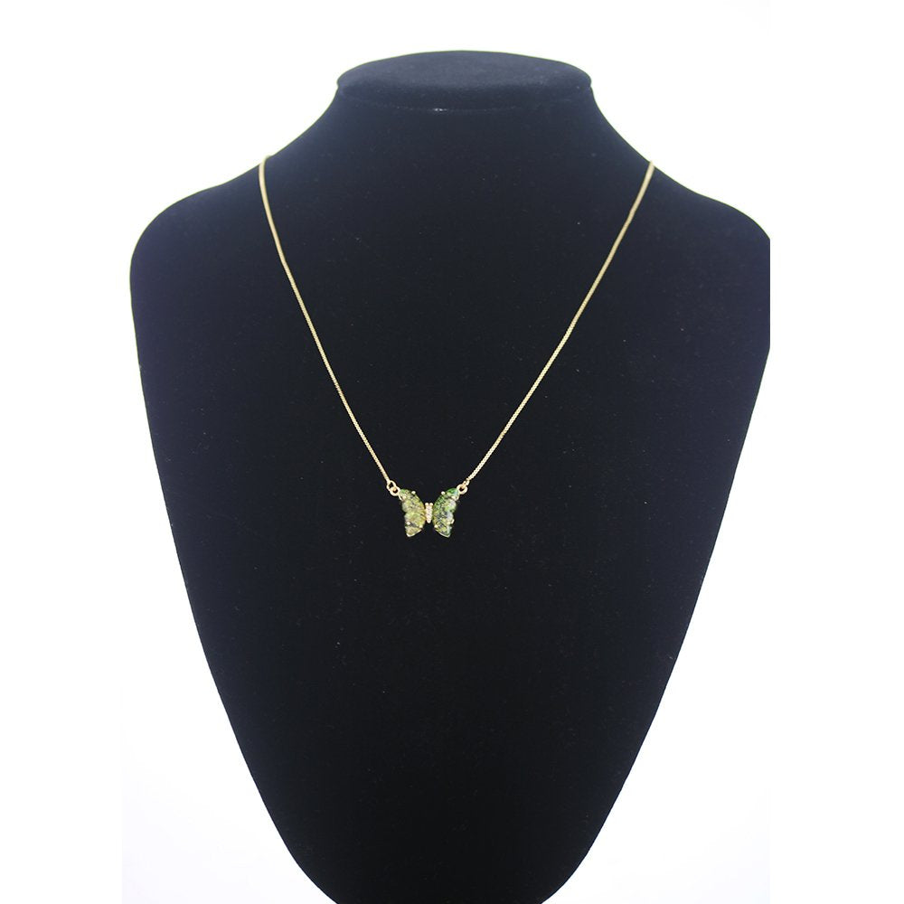 Butterfly Necklace N 7083 GR