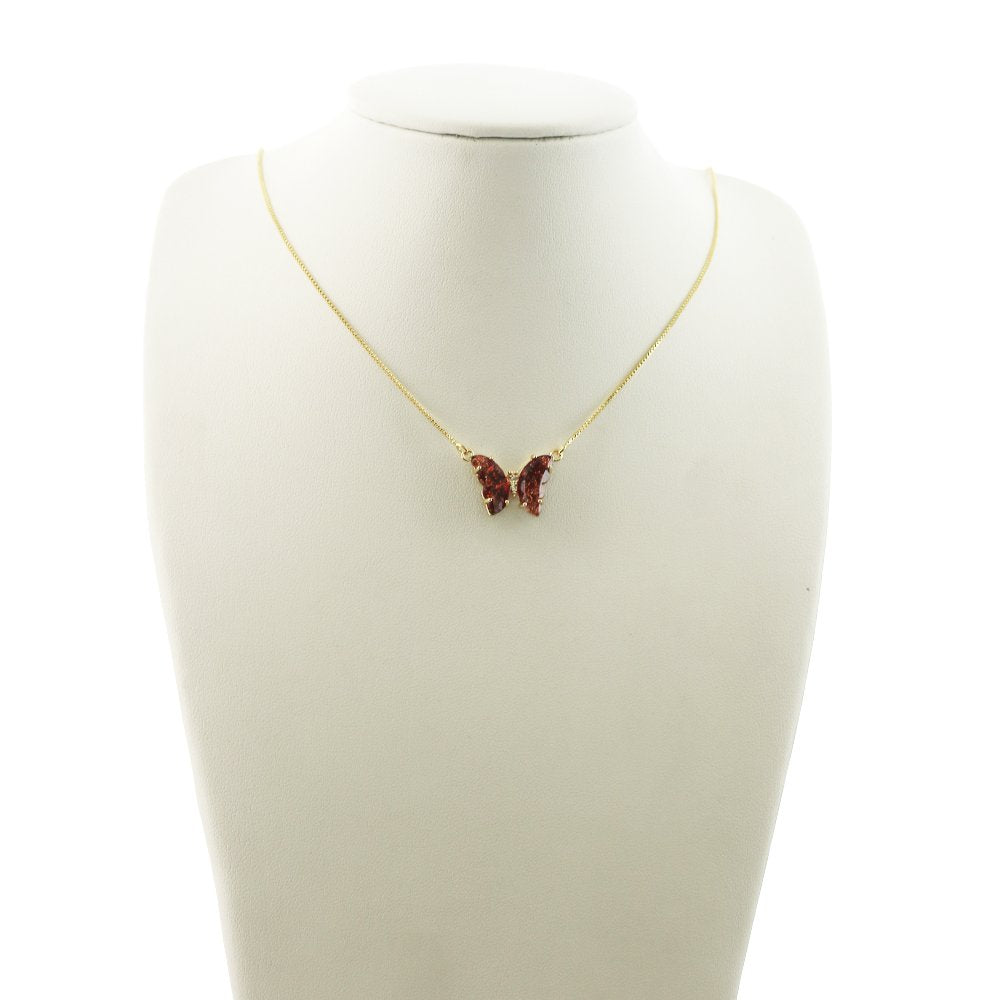 Butterfly Necklace N 7083 R