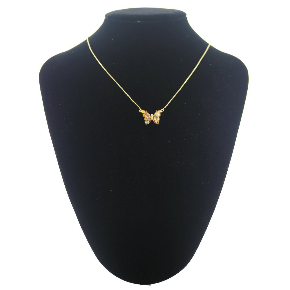 Butterfly Necklace N 7083 Y