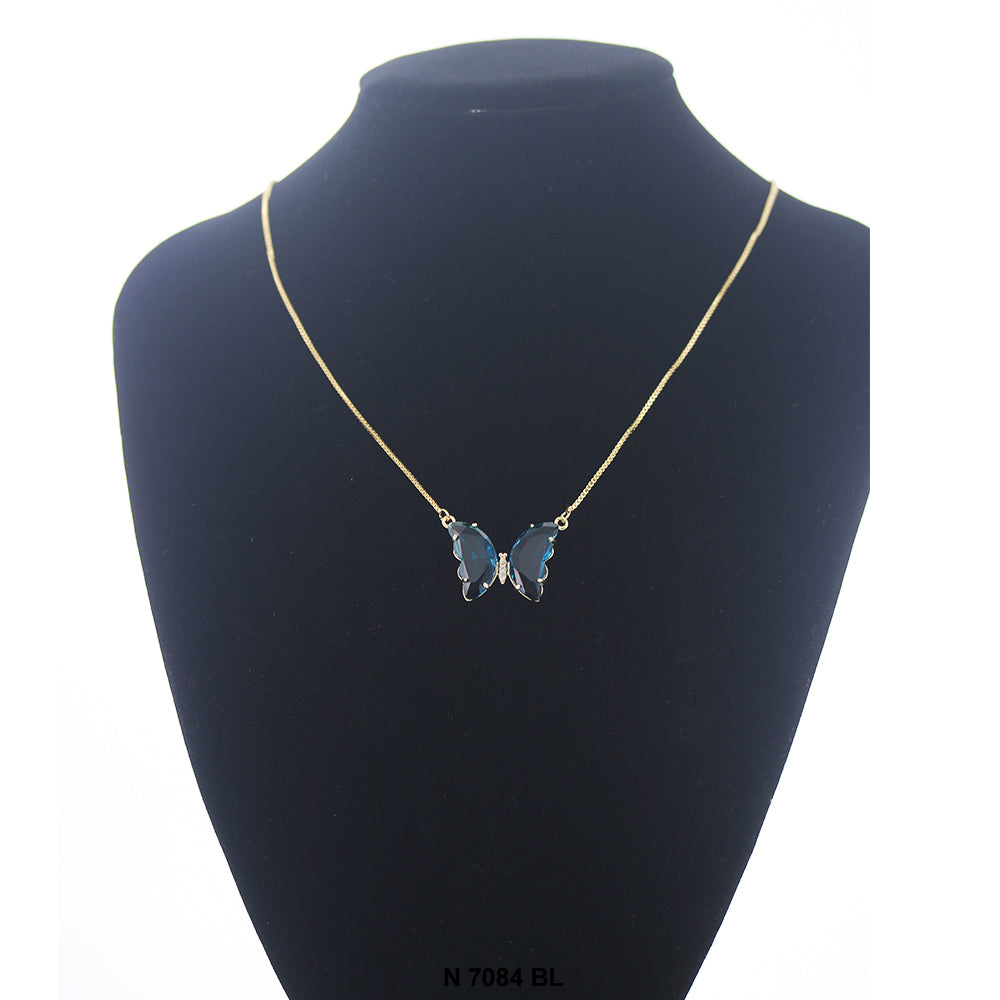 Butterfly Necklace N 7084 BL