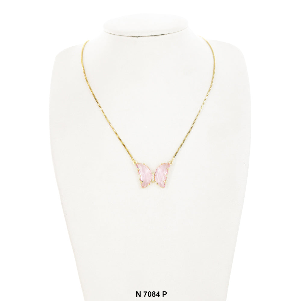 Butterfly Necklace N 7084 P