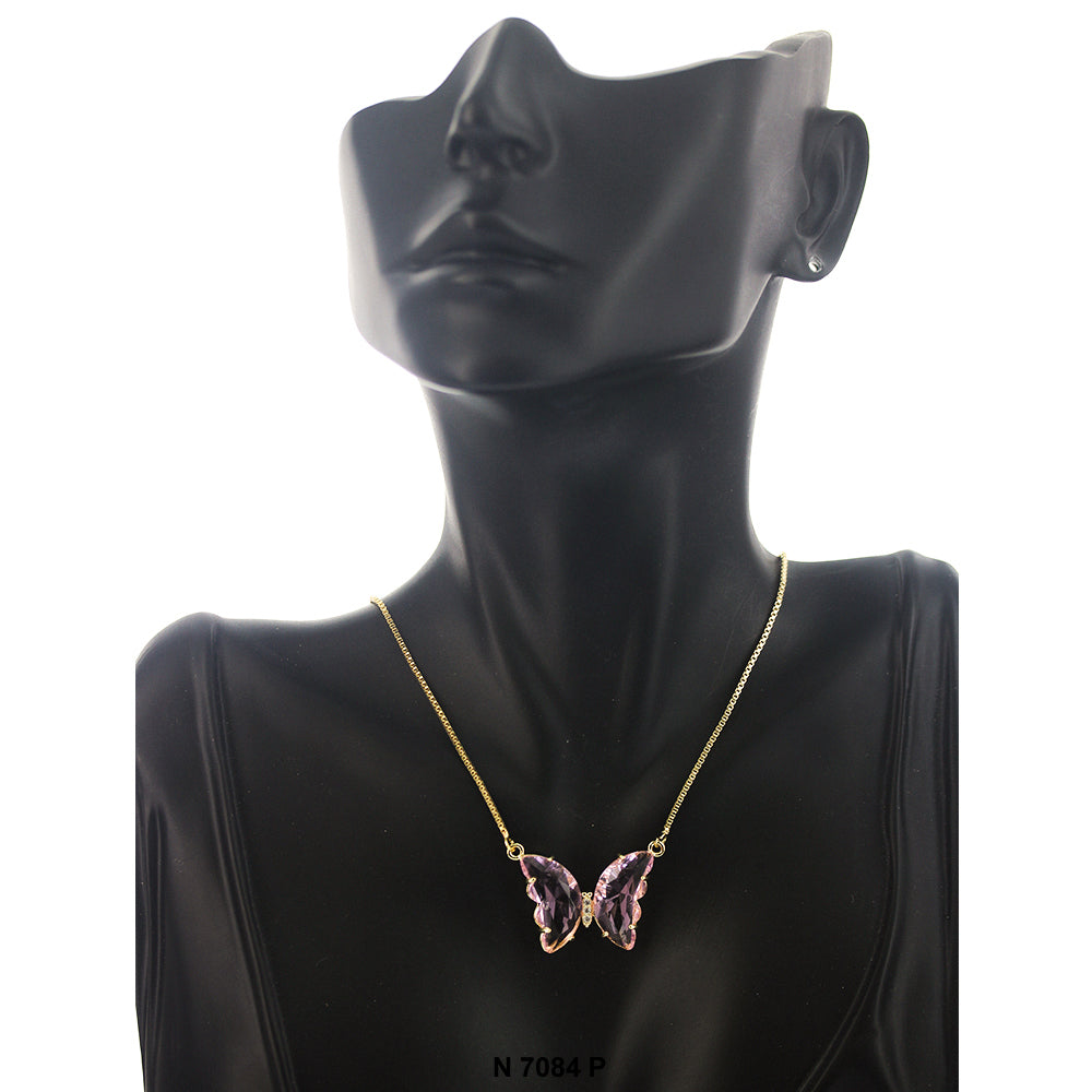 Butterfly Necklace N 7084 P