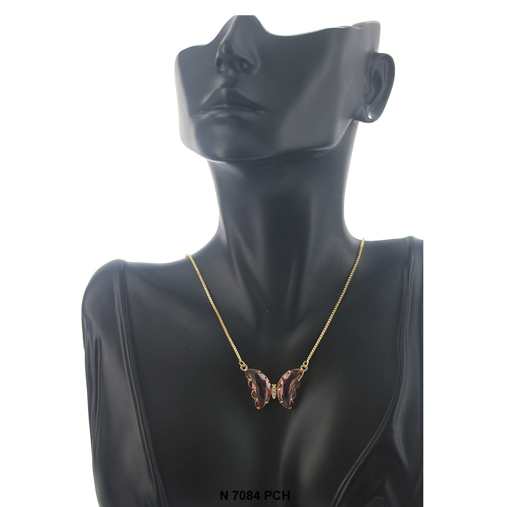 Butterfly Necklace N 7084 PCH