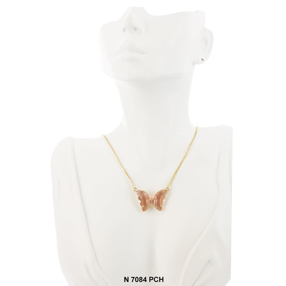 Butterfly Necklace N 7084 PCH