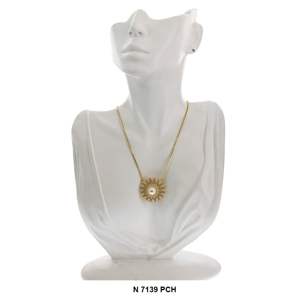 Pendant With Chain Necklace N 7139 PCH