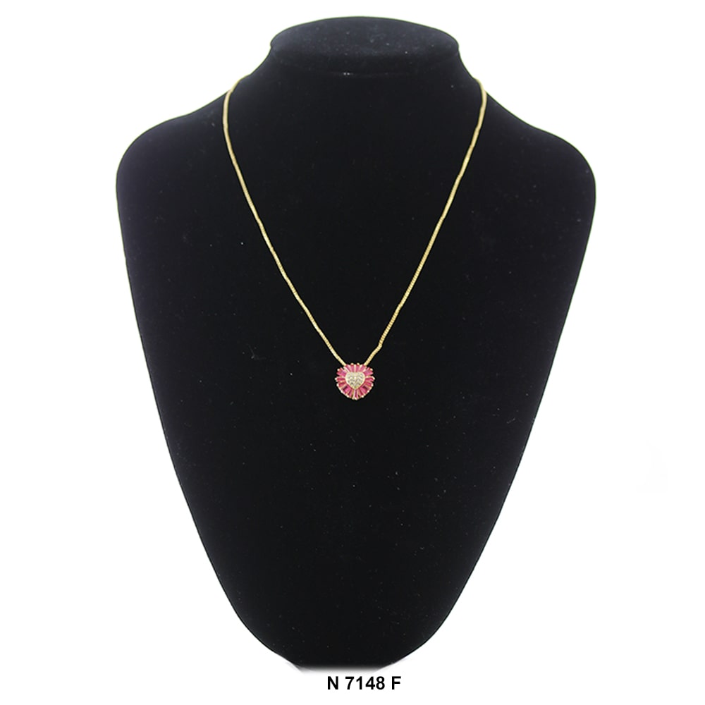 Collar Colgante Con Cadena N 7148 F