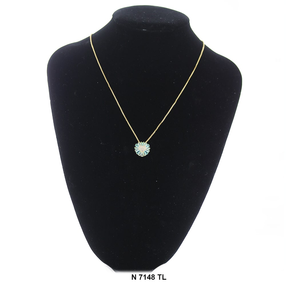 Pendant With Chain Necklace N 7148 TL