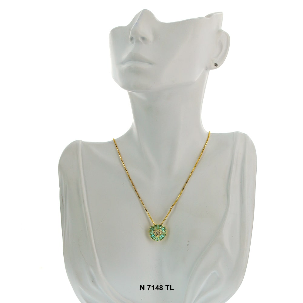 Pendant With Chain Necklace N 7148 TL