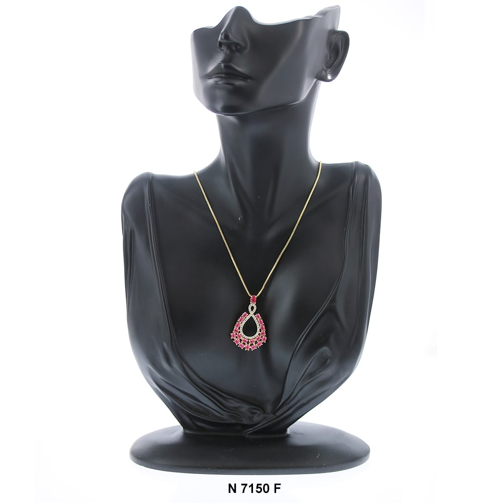 Pendant With Chain Necklace N 7150 F