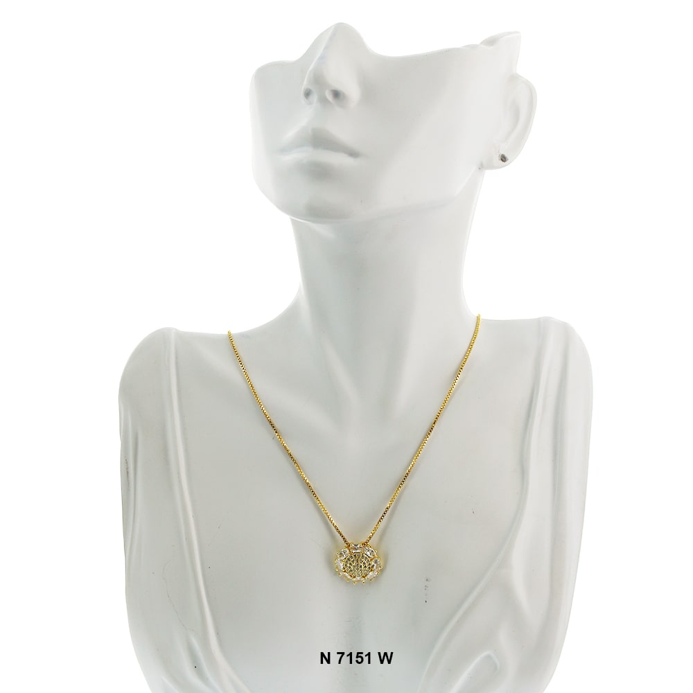 Colgante Con Cadena Collar N 7151 W