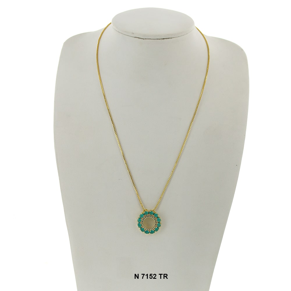 Pendant With Chain Necklace N 7152 TR