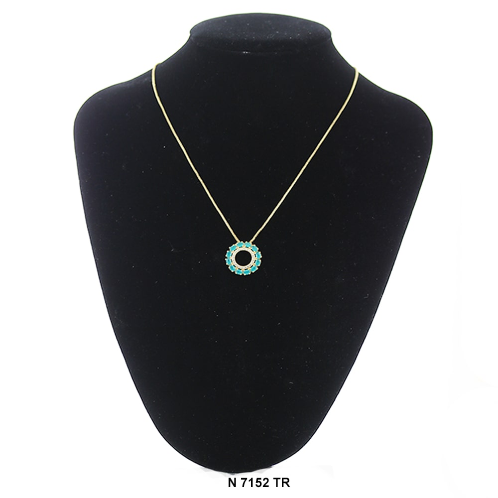 Pendant With Chain Necklace N 7152 TR