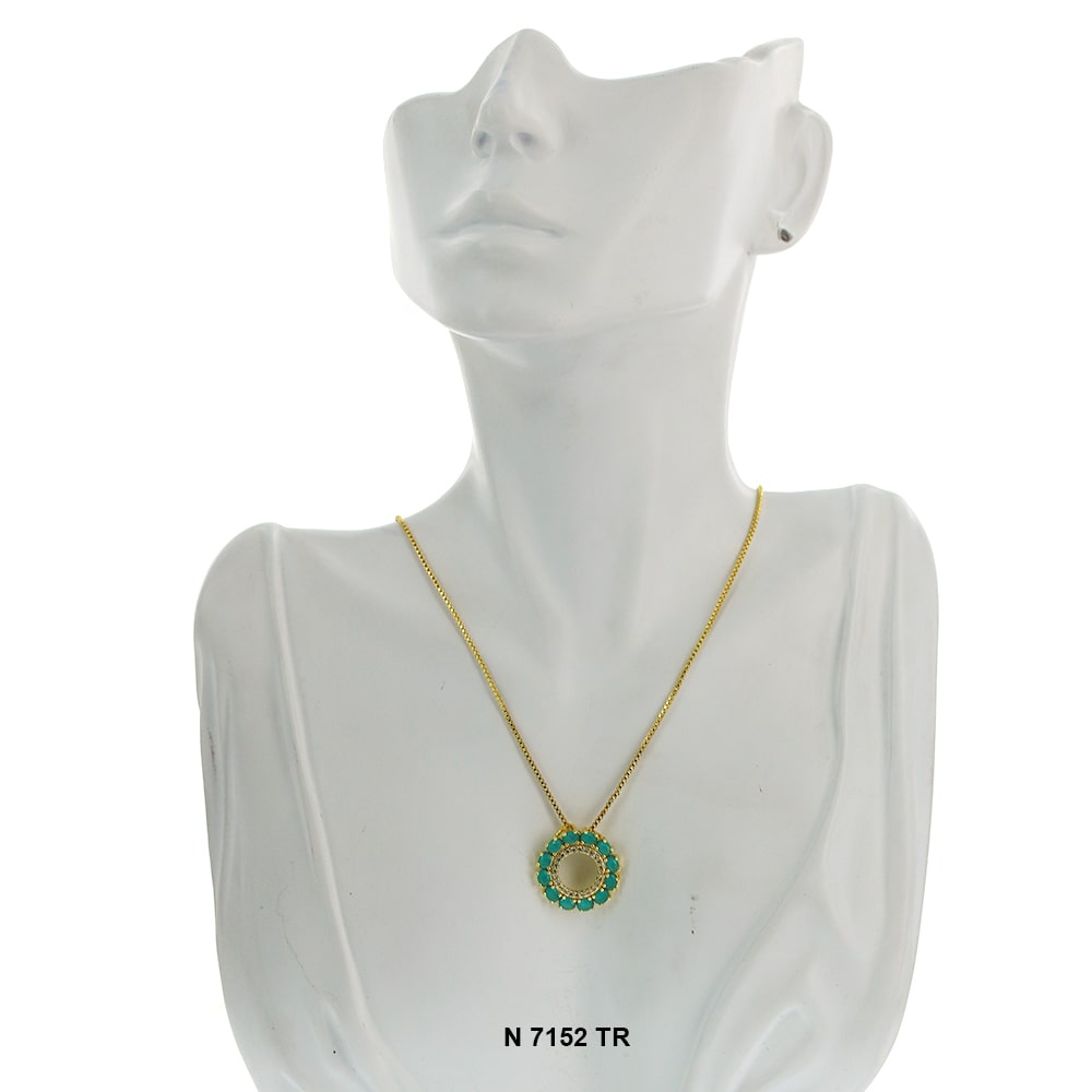 Pendant With Chain Necklace N 7152 TR