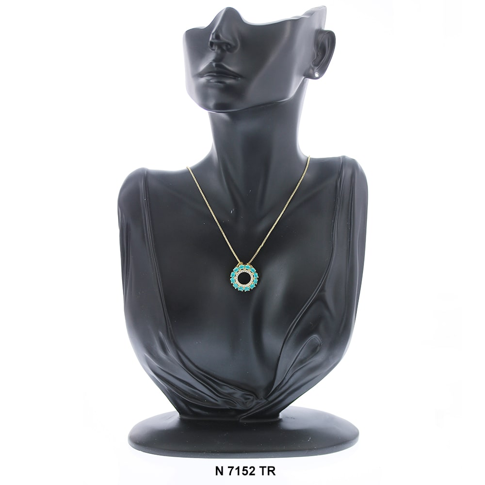 Pendant With Chain Necklace N 7152 TR